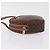 Céline CELINE Macadam Canvas Circle Shoulder Bag PVC Leather Brown Gold - vista 5