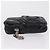 CHANEL Cambon Line Matelasse Pouch Leder Schwarz Silver CC - Ansicht 5