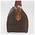 Céline CELINE Macadam Boston Bag PVC Braun Goldfarben - Ansicht 5