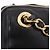 PRADA Schultertasche mit Kette aus Leder Schwarz Gold - Ansicht 17