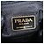 PRADA Schultertasche mit Kette aus Leder Schwarz Gold - Ansicht 18