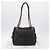 PRADA Schultertasche mit Kette aus Leder Schwarz Gold - Ansicht 27