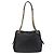 PRADA Schultertasche mit Kette aus Leder Schwarz Gold - Ansicht 3
