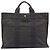 Hermès HERMES Her Line MM Hand Bag Canvas Gray Silver - Ansicht 3