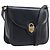 Céline CELINE Bolsa de ombro em couro preto e dourado