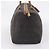Christian Dior Honeycomb Canvas Boston Bag PVC Black Gold - vista 4