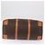Céline CELINE Macadam Canvas Boston Bag PVC Leder Braun Gold - Ansicht 12