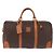 Céline CELINE Macadam Canvas Boston Bag PVC Leder Braun Gold - Ansicht 2
