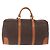 Céline CELINE Macadam Canvas Boston Bag PVC Leder Braun Gold - Ansicht 3