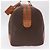 Céline CELINE Macadam Canvas Boston Bag PVC Leder Braun Gold - Ansicht 4