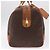 Céline CELINE Macadam Canvas Boston Bag PVC Leder Braun Gold - Ansicht 5