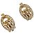 Christian Dior Ohrringe Metall Goldfarben
