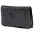 Portafoglio Chanel Brown CC Distressed Chevron Patent Crossing Wallet On Chain - vista 2