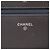 Portafoglio Chanel Brown CC Distressed Chevron Patent Crossing Wallet On Chain - vista 5
