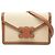 Céline Celine Cuir Triomphe Margo Wallet on Chain aus beigem Canvas und Kalbsleder