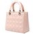 Dior Pink Medium Patent Cannage Lady Dior - Ansicht 2