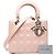 Dior Pink Medium Patent Cannage Lady Dior - Ansicht 7