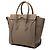Céline Celine Borsa Tote Luggage Micro in Pelle di Vitello Drummed Marrone - vista 2
