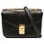 Céline Borsa a tracolla C in pelle di vitello lucida nera Medium Celine