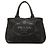 Sac Tote Prada Small Denim Canapa Logo Gris
