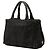 Sac Tote Prada Small Denim Canapa Logo Gris - vue 2
