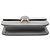 Valentino Borsa a Tracolla Rockstud Glam Lock Piccola in Pelle Grigia - vista 3