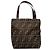 Fendi Mini Zucca Canvas Tote Braun