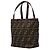 Fendi Mini Zucca Canvas Tote Braun - Ansicht 2