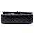 Chanel Black Medium Classic Patent Double Flap - vista 3