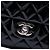 Chanel Black Medium Classic Patent Double Flap - vista 5