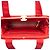 Bolsa Chanel Red CC Quilted Jersey Frame - vista 4