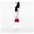 Bolsa Chanel Red CC Quilted Jersey Frame - vista 6