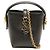Autre Marque Borsa secchiello Le 37 Saint Laurent in pelle di vitello lucida micro nera