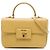 Borsa Prada Yellow Saffiano Lux Top Handle Satchel