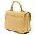 Borsa Prada Yellow Saffiano Lux Top Handle Satchel - vista 2