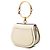 Borsa Nile Bracelet Chloé in pelle bianca, piccola - vista 2