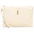 Autre Marque Pouch per tablet Saint Laurent in pelle di vitello monogram chevron bianco