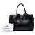Bibliothèque Borsa Satchel Prada Bibliotheque in vitello City nero - vista 7