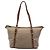 Prada Brown Canvas Canapa Logo Tote