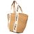 Chloé Woody Basket Tote aus beigem Raffia - Ansicht 2