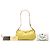Prada Gelbe Tessuto Schultertasche mit Kette - vue 10