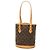 Louis Vuitton Brown Monogram Petit Bucket