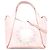Stella Mc Cartney Stella McCartney Tote in eco-pelle rosa con logo e tie dye