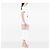 Clutch Chanel Deauville O Case Medium in rafia beige - vista 6