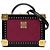 Sac Satchel MCM Odeon Berlin en cuir de veau violet