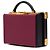 Sac Satchel MCM Odeon Berlin en cuir de veau violet - vue 2