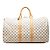 Louis Vuitton White Damier Azur Keepall 50