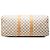 Louis Vuitton White Damier Azur Keepall 50 - vista 3