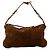 Louis Vuitton Brown Monogram Mahina Suede Onatah Pochette