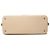 Borsa Burberry in pelle beige con tasca frontale - vista 3